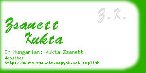 zsanett kukta business card